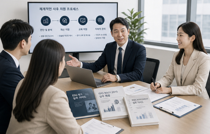 지속적인 사후 지원